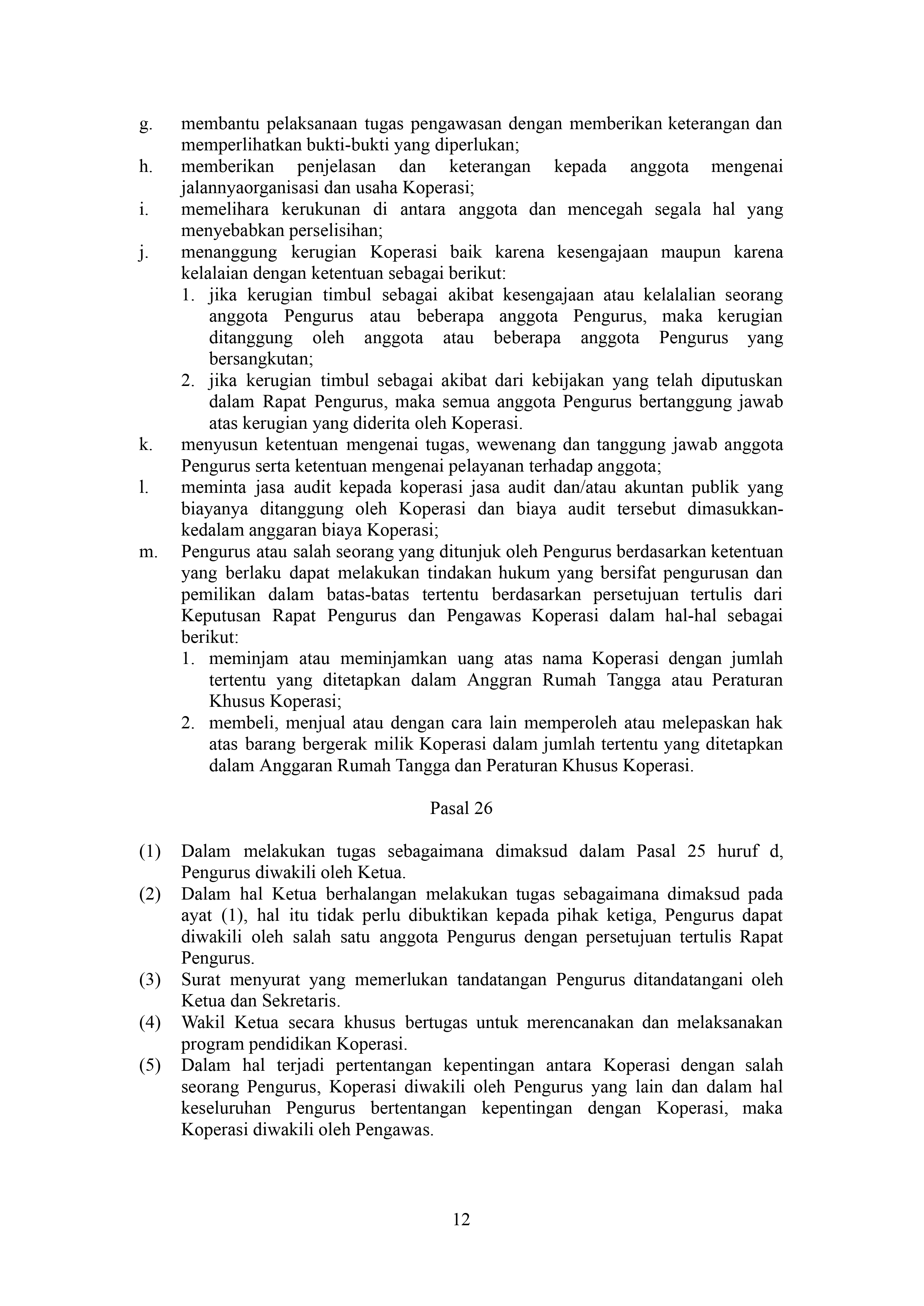 Foto Dokumen Anggaran Dasar Koperasi Pandawa - Lembar 12