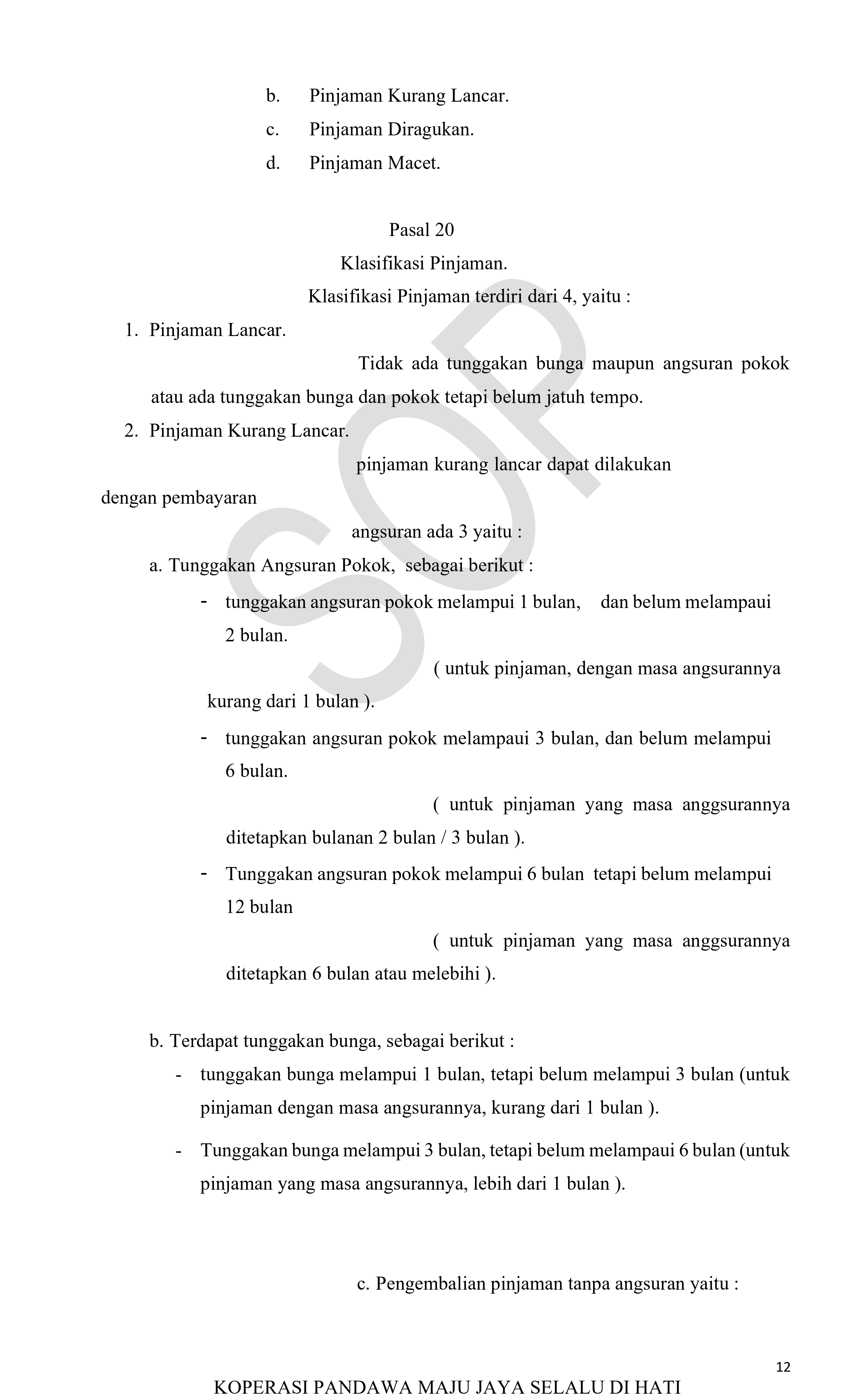 Foto Dokumen SOP Pengendalian Modal Sendiri - Lembar 12
